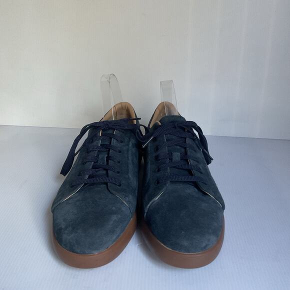 Under Armour Suede Sneakers Blue Gum Sole Casual Shoes Size 9.5 main image 6